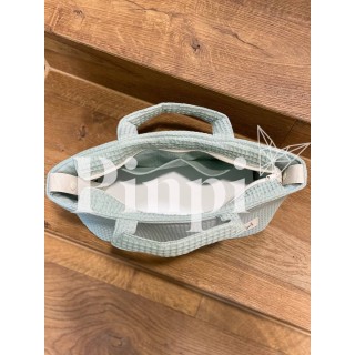 Bolsa MiniBag Only Gofre Menta La Giraffa Bianca e Blu Bolsa MiniBag Only Gofre Menta La Giraffa Bianca e Blu