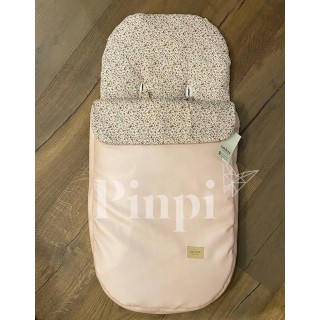 Saco para silla Lily Flores ecopiel rosa La Giraffa Bianca e Blu 123