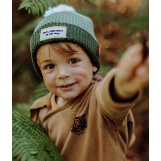 Gorro Hello Hossy Color Block Khaki Gorro Hello Hossy Color Block Khaki