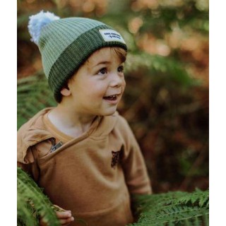 Gorro Hello Hossy Color Block Khaki Gorro Hello Hossy Color Block Khaki