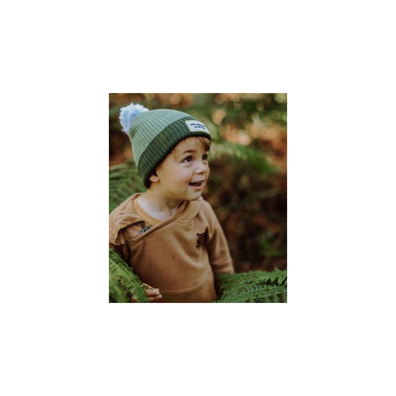 Gorro Hello Hossy Color Block Khaki Gorro Hello Hossy Color Block Khaki