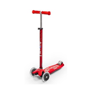 Patinete Mini-Micro DELUXE Rojo LED
