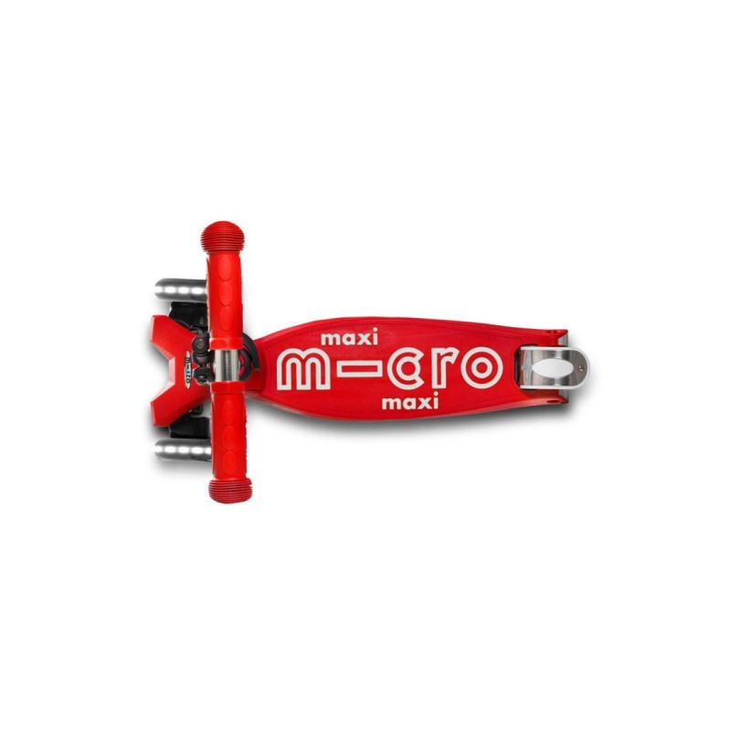 Patinete Mini-Micro DELUXE Rojo LED