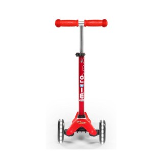 Patinete Mini-Micro DELUXE Rojo LED