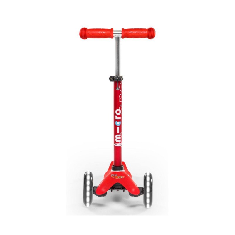Patinete Mini-Micro DELUXE Rojo LED