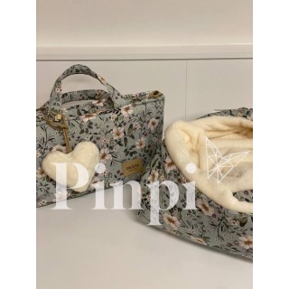 Colgante corazón Lily pelo rosa La Giraffa Bianca e Blu Colgante corazón Lily pelo rosa La Giraffa Bianca e Blu