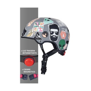 Casco Micro Stickers Talla M