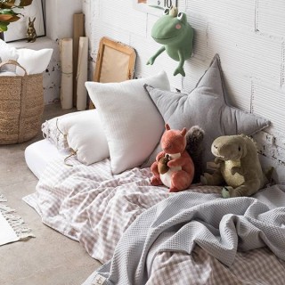 Funda Nórdica para cuna/maxicuna Petra Piedra La Giraffa Bianca e Blu