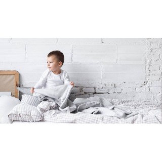 Funda Nórdica para cuna/maxicuna Petra Negro La Giraffa Bianca e Blu 123