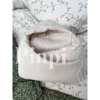 Saco para capazo con capucha ONLY Blanco La Giraffa Bianca e Blu 123