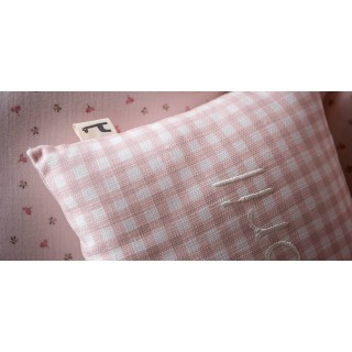 Cojín It Vichy Rosa La Giraffa Bianca e Blu