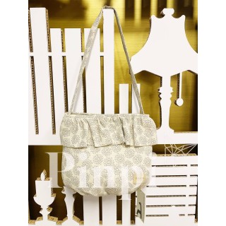 Bolso bebé Bianca Acqua Cream La Giraffa Bianca e Blu