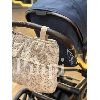Bolso bebé Bianca Acqua Cream La Giraffa Bianca e Blu