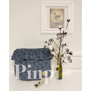 Bolso bebé Bianca Acqua Cream La Giraffa Bianca e Blu