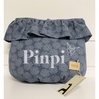 Bolso bebé Bianca Acqua Cream La Giraffa Bianca e Blu