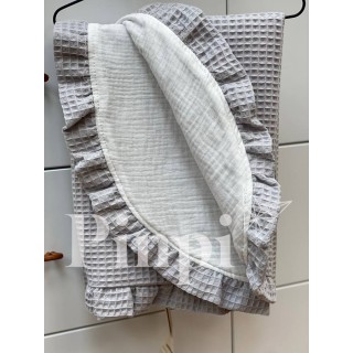 Toquilla It Vichy Menta La Giraffa Bianca e Blu