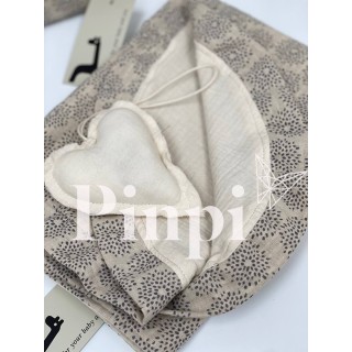 Toquilla Volante Acqua Cream La Giraffa Bianca e Blu Toquilla Volante Acqua Cream La Giraffa Bianca e Blu