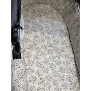 Bajera para capazo Acqua Cream La Giraffa Bianca e Blu Bajera para capazo Acqua Cream La Giraffa Bianca e Blu