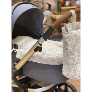 Bolsa Walk bolsillos Acqua Cream La Giraffa Bianca e Blu Bolsa Walk bolsillos Acqua Cream La Giraffa Bianca e Blu