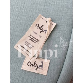 Saco capazo bambula Mint La Giraffa Bianca e Blu Saco capazo bambula Mint La Giraffa Bianca e Blu