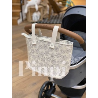 Bolsa Two Acqua Cream La Giraffa Bianca e Blu Bolsa Two Acqua Cream La Giraffa Bianca e Blu