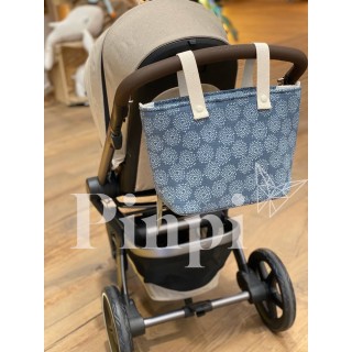 Bolsa Two Acqua Cream La Giraffa Bianca e Blu