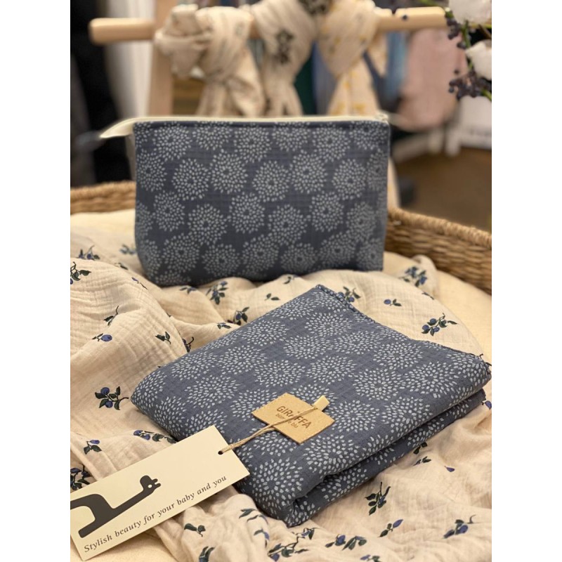 Neceser Acqua azul La Giraffa Bianca e Blu