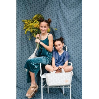 Bolsa MiniBag Acqua Cream La Giraffa Bianca e Blu 123