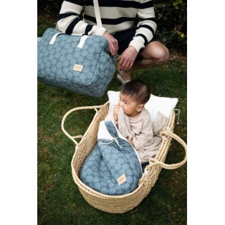 Bolsa Canastilla Acqua azul La Giraffa Bianca e Blu Bolsa Canastilla Acqua azul La Giraffa Bianca e Blu
