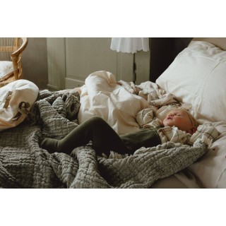 Manta de lino y algodón Mellow Kale Garbo&Friends Manta de lino y algodón Mellow Kale Garbo&Friends