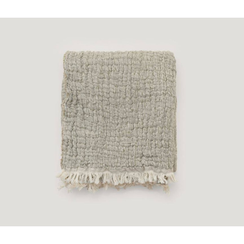 Manta de lino y algodón Mellow Kale Garbo&Friends Manta de lino y algodón Mellow Kale Garbo&Friends