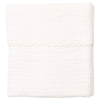 Manta para cuna Elba White Koeka Manta para cuna Elba White Koeka