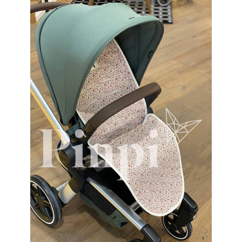 Colchoneta para silla Joolz HUB+ Lily Flores La Giraffa Bianca Colchoneta para silla Joolz HUB+ Lily Flores La Giraffa Bianca