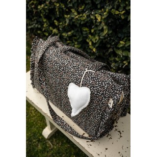 Bolso Canastilla Gala Volante La Giraffa Bianca e Blu