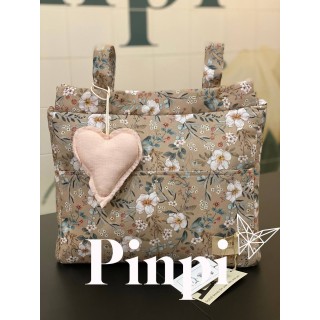 Bolsa walk bolsillos Candela Moca La Giraffa Bianca e Blu 123