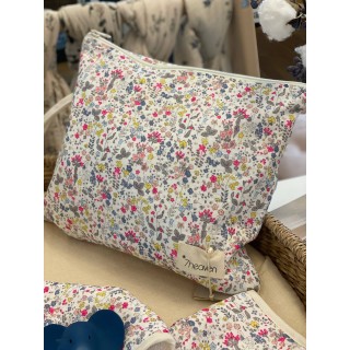 Bolsa muda bebé Summer Flower La Giraffa Bianca e Blu