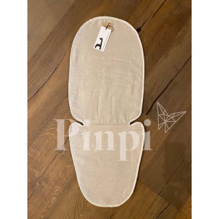 Colchoneta para silla Joolz HUB Lino Beige La Giraffa Bianca e Blu