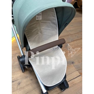 Colchoneta para silla Joolz HUB+ Tulip Lino La Giraffa Bianca e