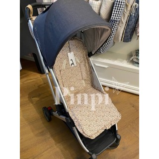 Colchoneta recta volante universal Lily flores La Giraffa Bianca e Blu Colchoneta recta volante universal Lily flores La Giraffa Bianca e Blu