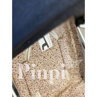 Colchoneta recta volante universal Lily flores La Giraffa Bianca e Blu Colchoneta recta volante universal Lily flores La Giraffa Bianca e Blu