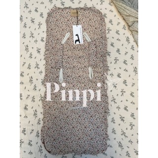 Bolsa Two Lily flores La Giraffa Bianca e Blu Bolsa Two Lily flores La Giraffa Bianca e Blu