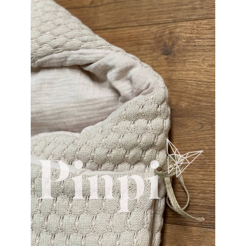 Saco capazo capucha Donatello Piedra