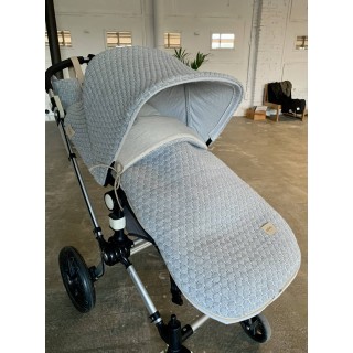 Saco para silla Donatello Punto Gris La Giraffa Bianca e Blu Saco para silla Donatello Punto Gris La Giraffa Bianca e Blu