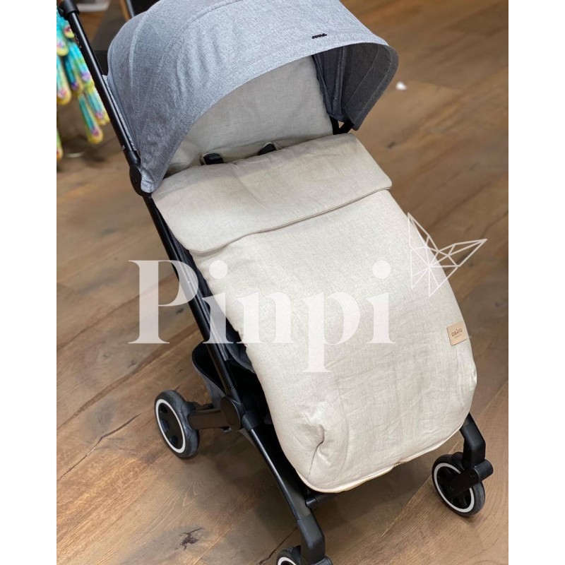 Saco para silla Tulip Lino Beige La Giraffa Bianca e Blu Saco para silla Tulip Lino Beige La Giraffa Bianca e Blu