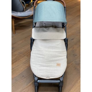 Saco para silla Tulip Lino Beige La Giraffa Bianca e Blu Saco para silla Tulip Lino Beige La Giraffa Bianca e Blu
