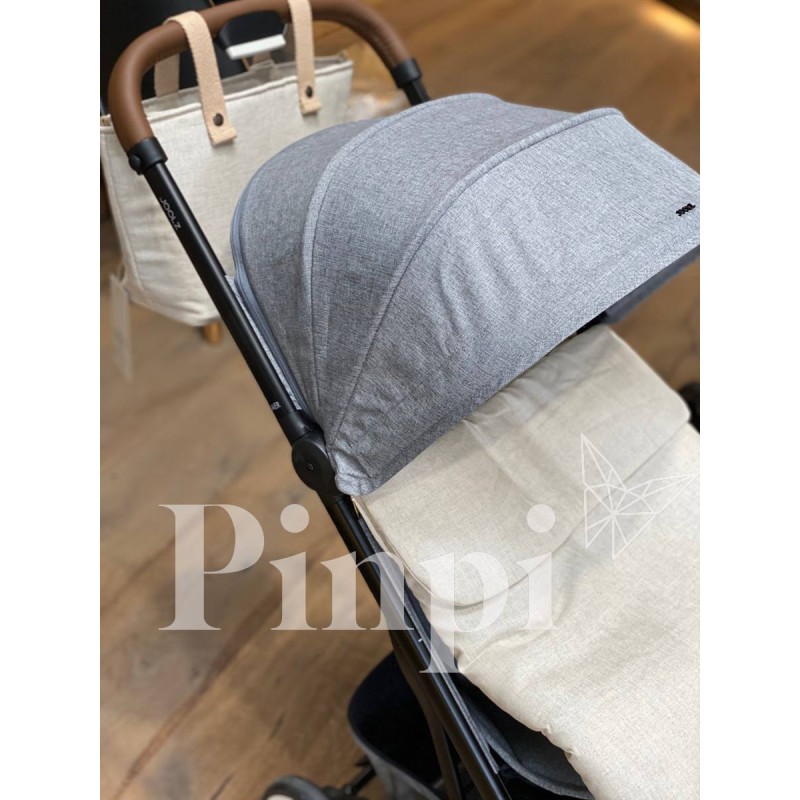 Saco para silla Tulip Lino Beige La Giraffa Bianca e Blu Saco para silla Tulip Lino Beige La Giraffa Bianca e Blu