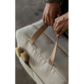 Canastilla Tulip Lino La Giraffa Bianca e Blu Canastilla Tulip Lino La Giraffa Bianca e Blu