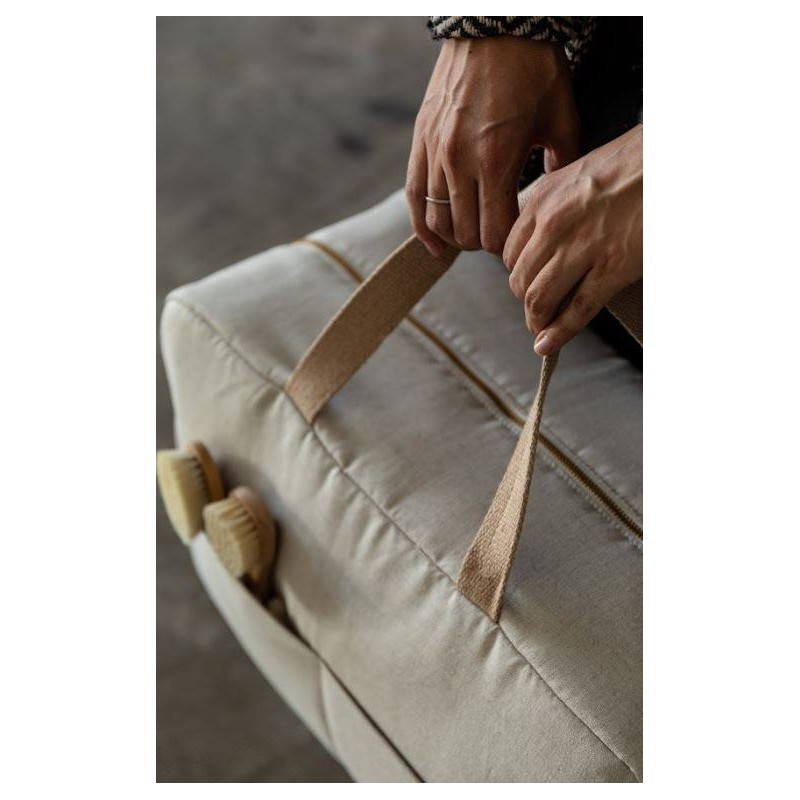 Canastilla Tulip Lino La Giraffa Bianca e Blu Canastilla Tulip Lino La Giraffa Bianca e Blu