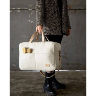 Canastilla Tulip Lino La Giraffa Bianca e Blu Canastilla Tulip Lino La Giraffa Bianca e Blu