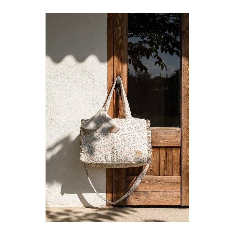 Cambiador de viaje Tulip Lino Volante La Giraffa Bianca e Blu Cambiador de viaje Tulip Lino Volante La Giraffa Bianca e Blu